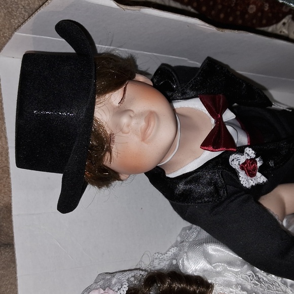 NWT,Vintage 80's,PRECIOUS Geppeddo,Porcelain,Bride & Groom Set in Original Box❤️ - Picture 13 of 13